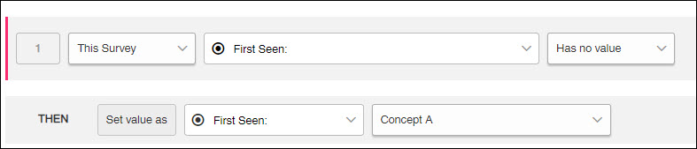 Example set the value in the hidden questions.